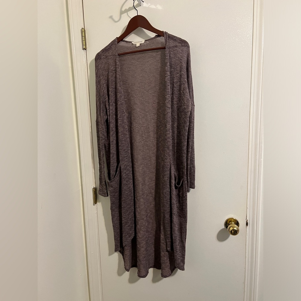 Painted Threads Oversized Sheer Knit Cardigan | Size Large